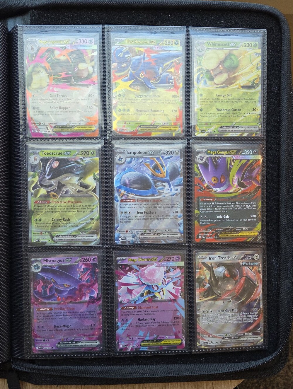 Pokémon EX Card Set Holo, Paldean Fates, Phantasmal Flames, and White Flare